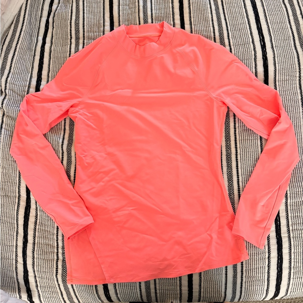 Lululemon Nulux asymmetrical Tennis long sleeve shirt size 8 EUC